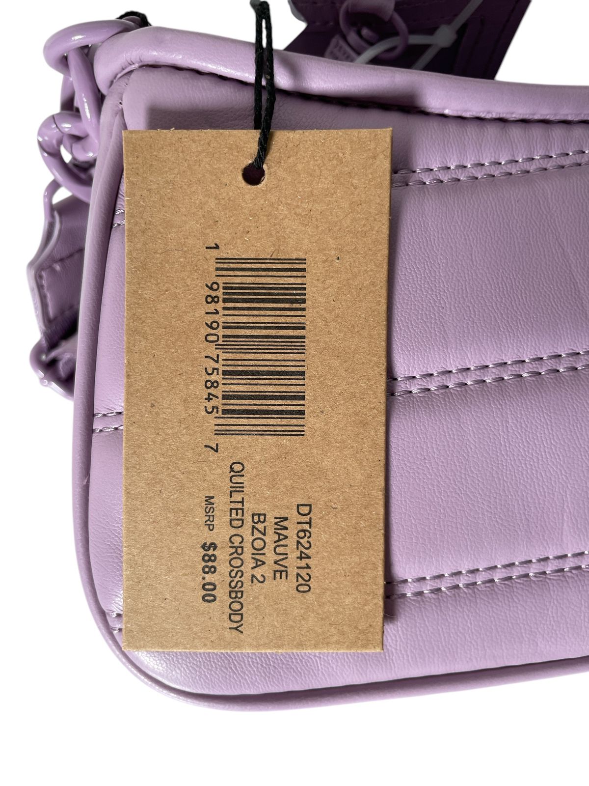 "Bolsa Steve Madden lila con monedero", "Bolso de mujer color menta con porta tarjetas", "Accesorios de moda Steve Madden".
