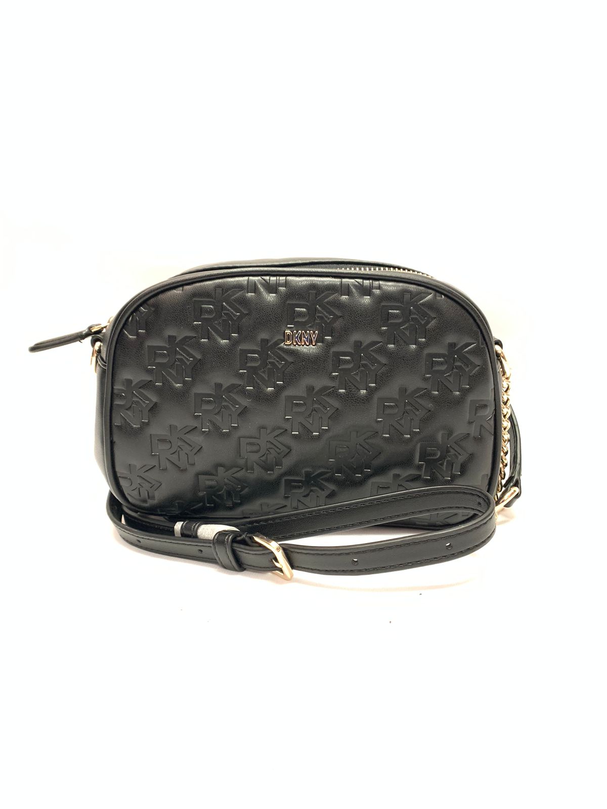 Bolsa DKNY Negra con diseño elegante y sofisticado.