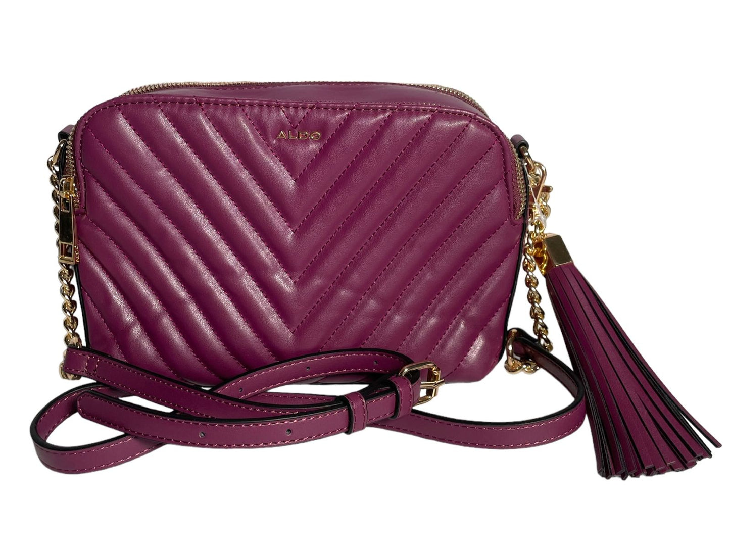 Bolsa ALDO Guinda con diseño elegante y moderno.