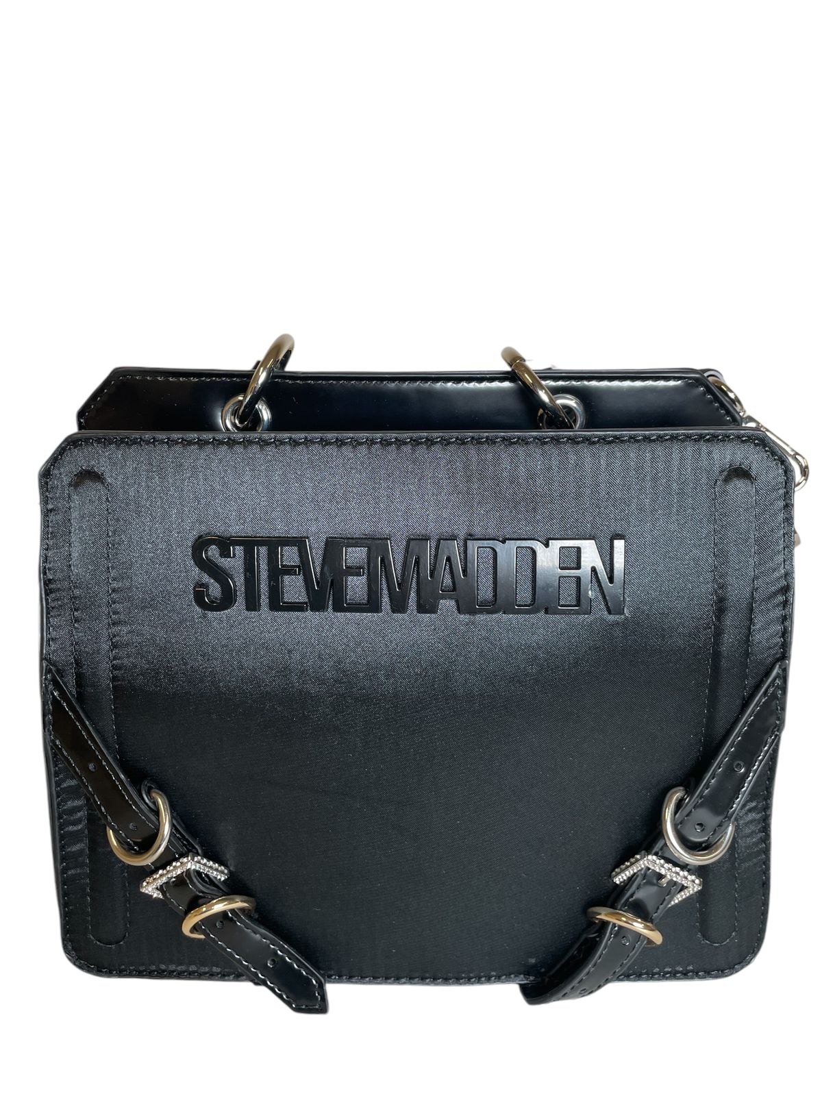 "Bolso Steve Madden negro viral", "Bolso de mujer moderno y elegante", "Bolsa Steve Madden para cualquier ocasión".